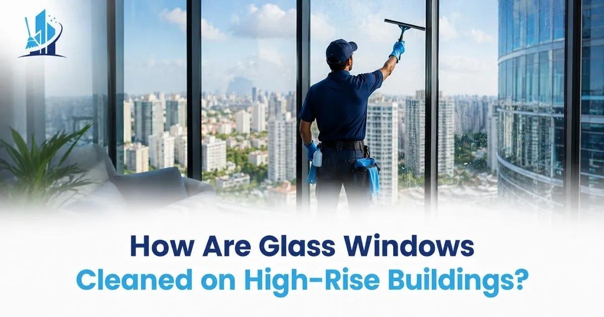 How Are Glass Windows Cleaned on High-Rise Buildings?